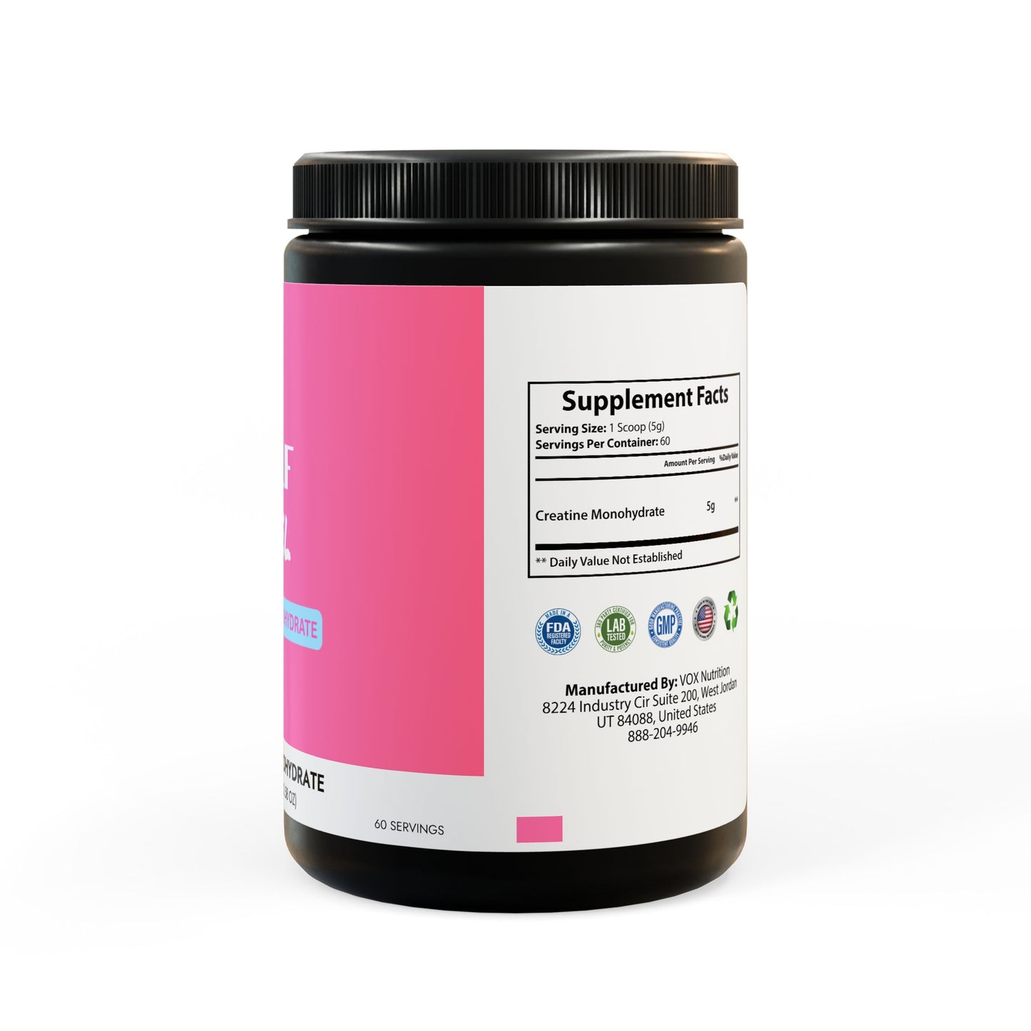 MILF FUEL Creatine Monohydrate Supplement (300g, 10.58oz)