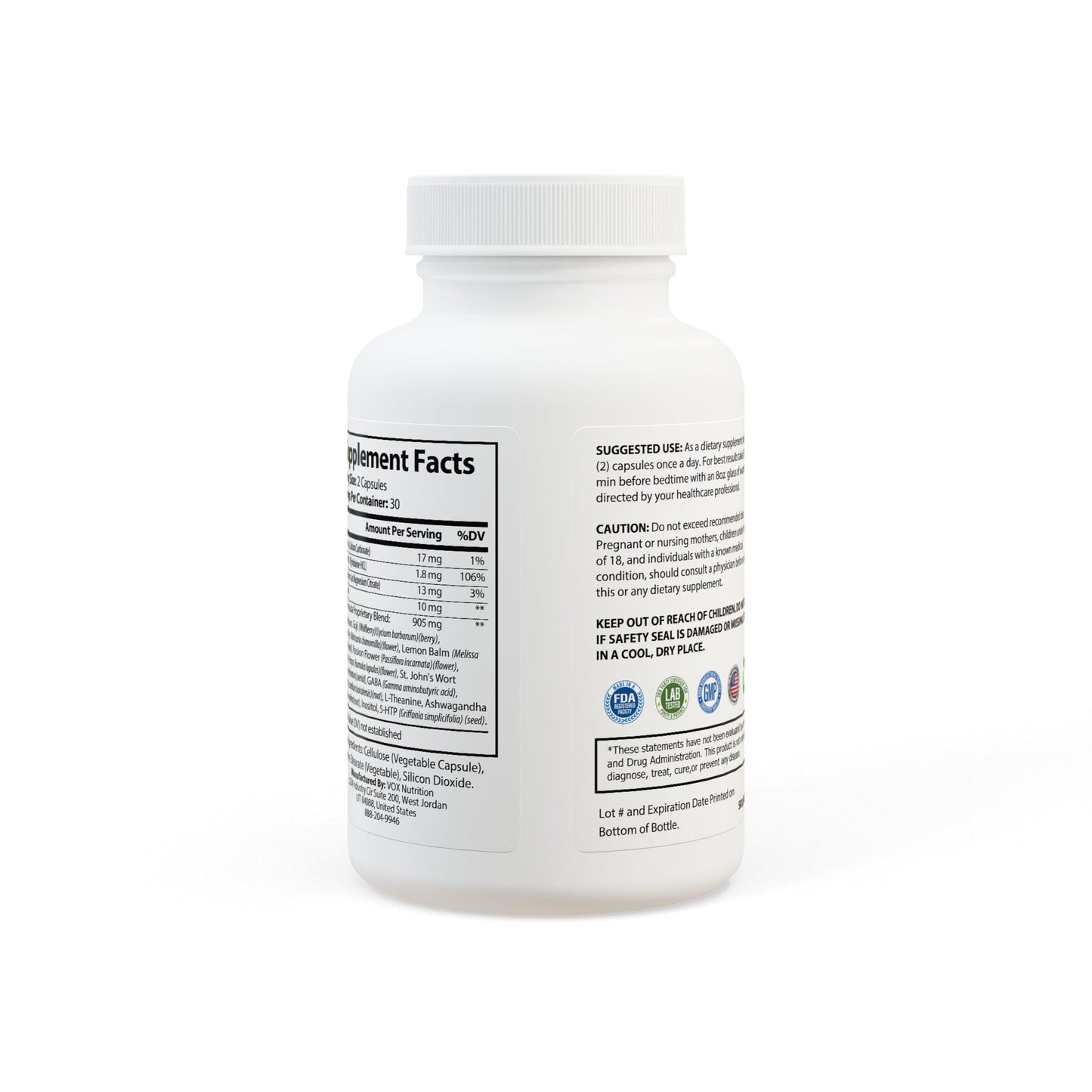 DYLF FUEL DEEP Sleep Supplement (60 Capsules)
