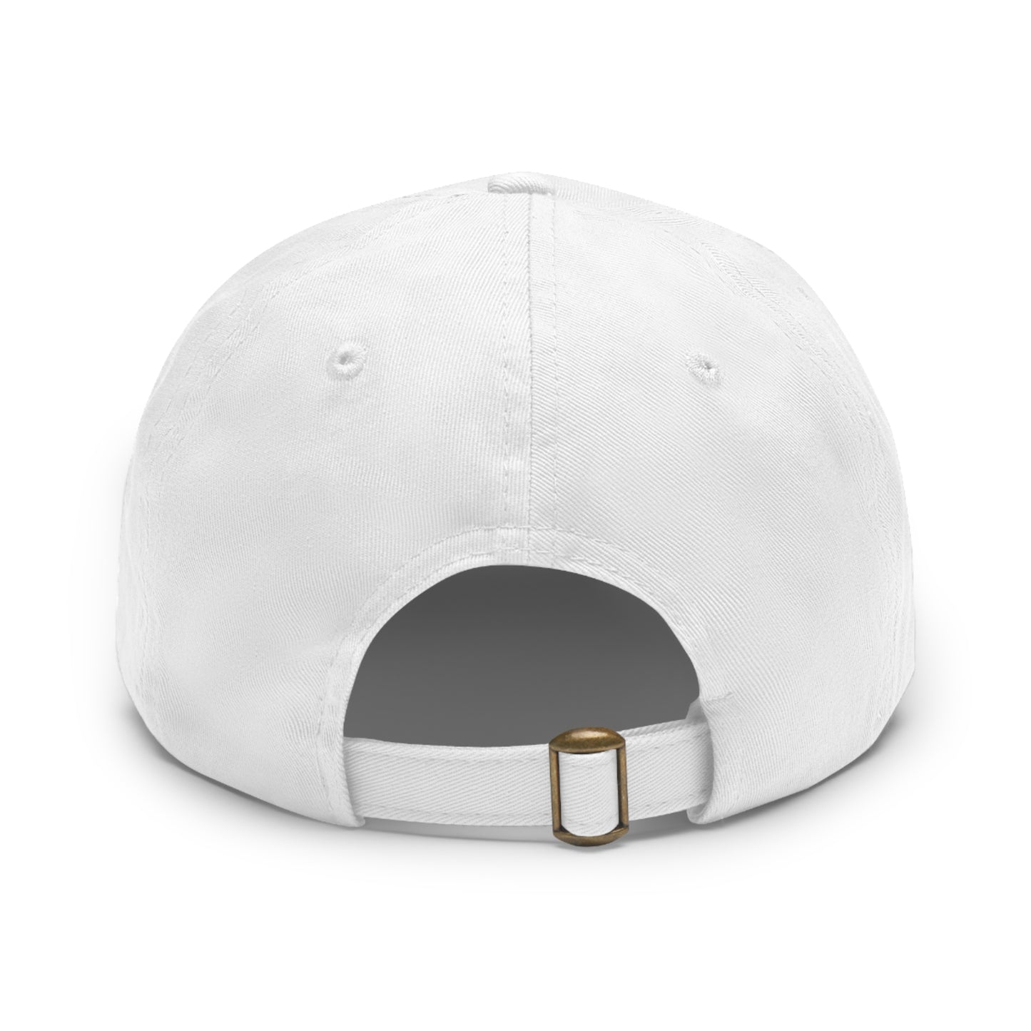 DYLF Dad Hat with Leather Patch (Rectangle)