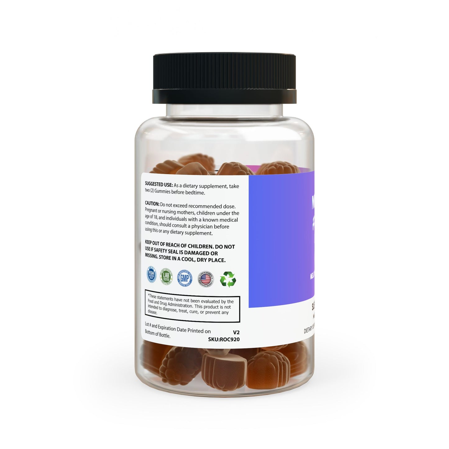 MILF FUEL Melatonin Sleep Well Gummies (60 Gummies)