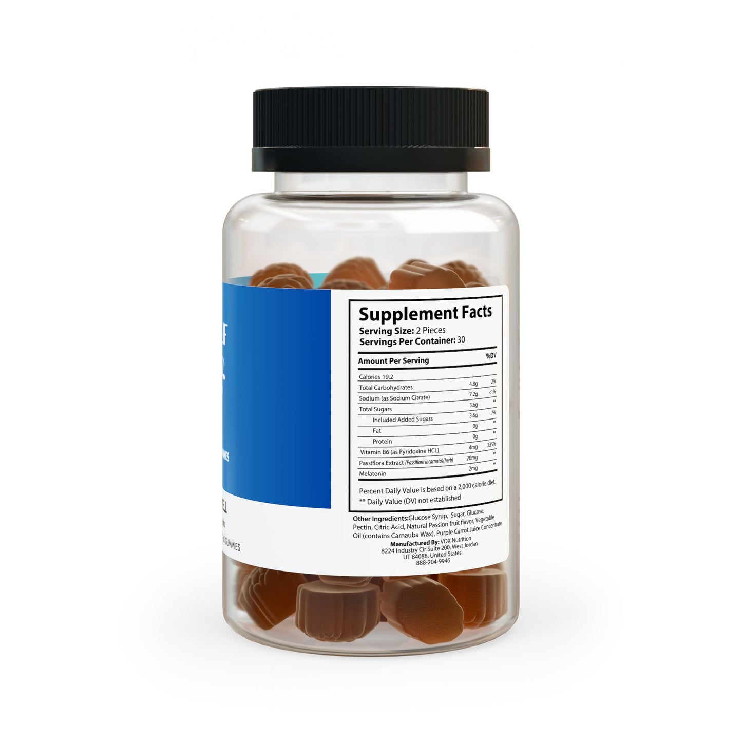 DYLF FUEL Melatonin Sleep Well Gummies (60 Gummies)