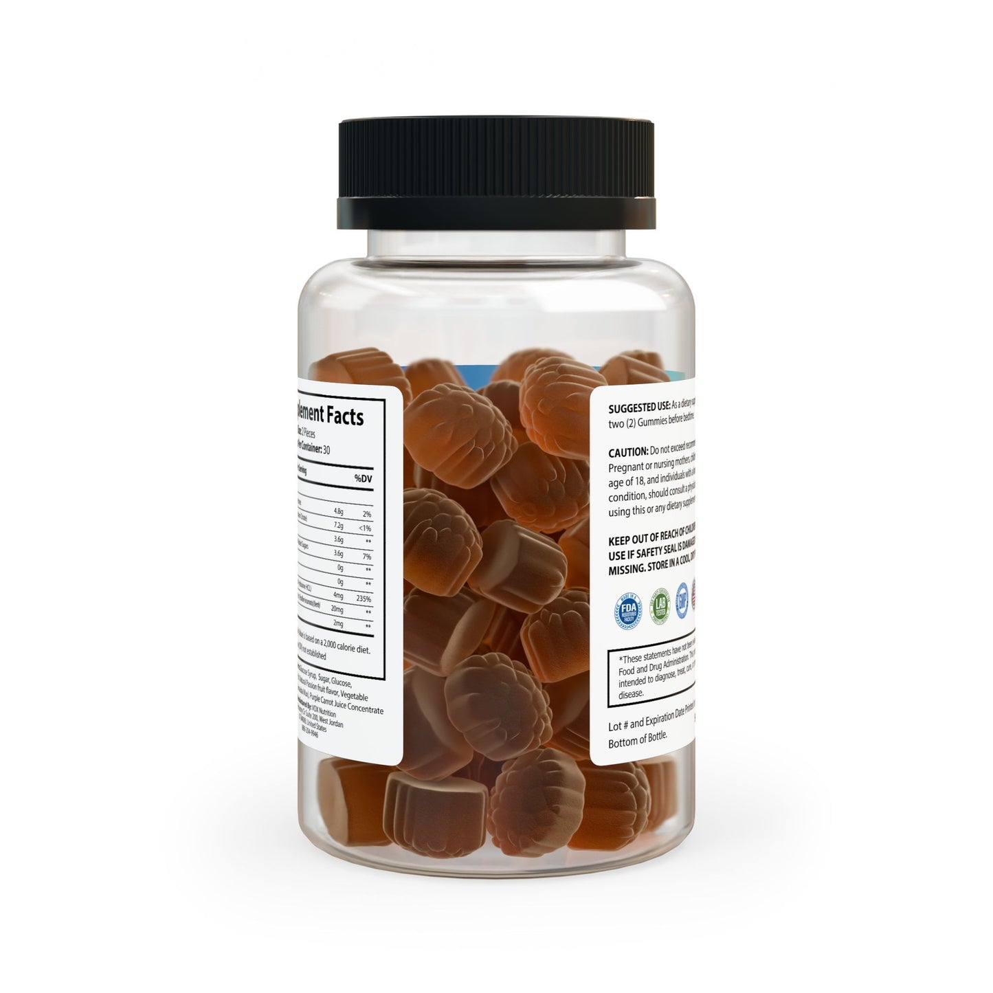 DYLF FUEL Melatonin Sleep Well Gummies (60 Gummies)