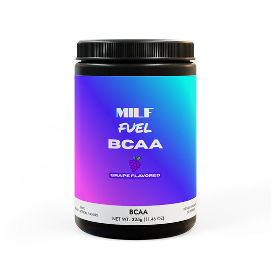 MILF FUEL BCAA Supplement, Grape Flavor (325g, 11.46oz, 50 servings)