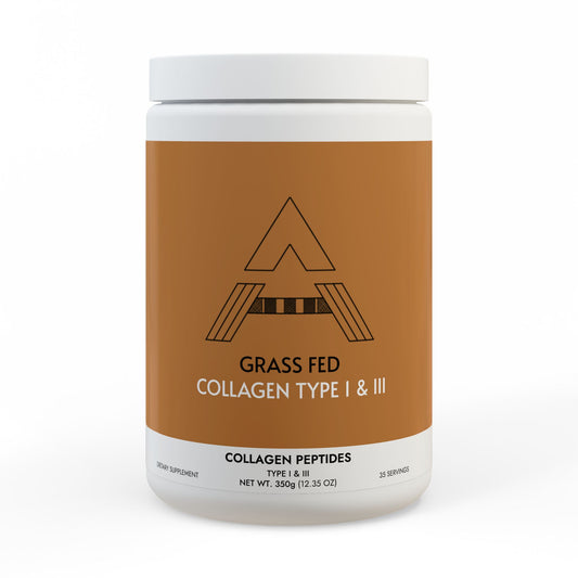 Grass Fed Collagen Peptides Type I & III Supplement (350g, 12.3oz)