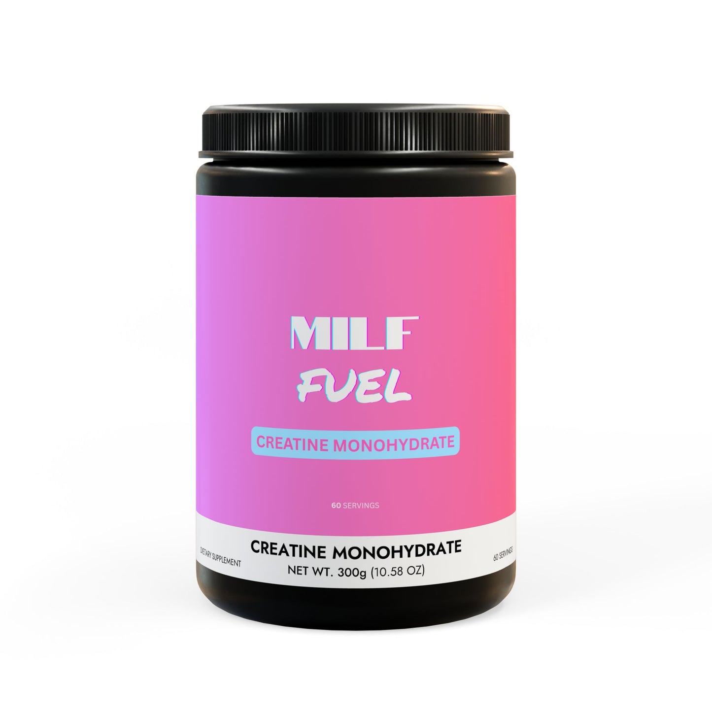 MILF FUEL Creatine Monohydrate Supplement (300g, 10.58oz)