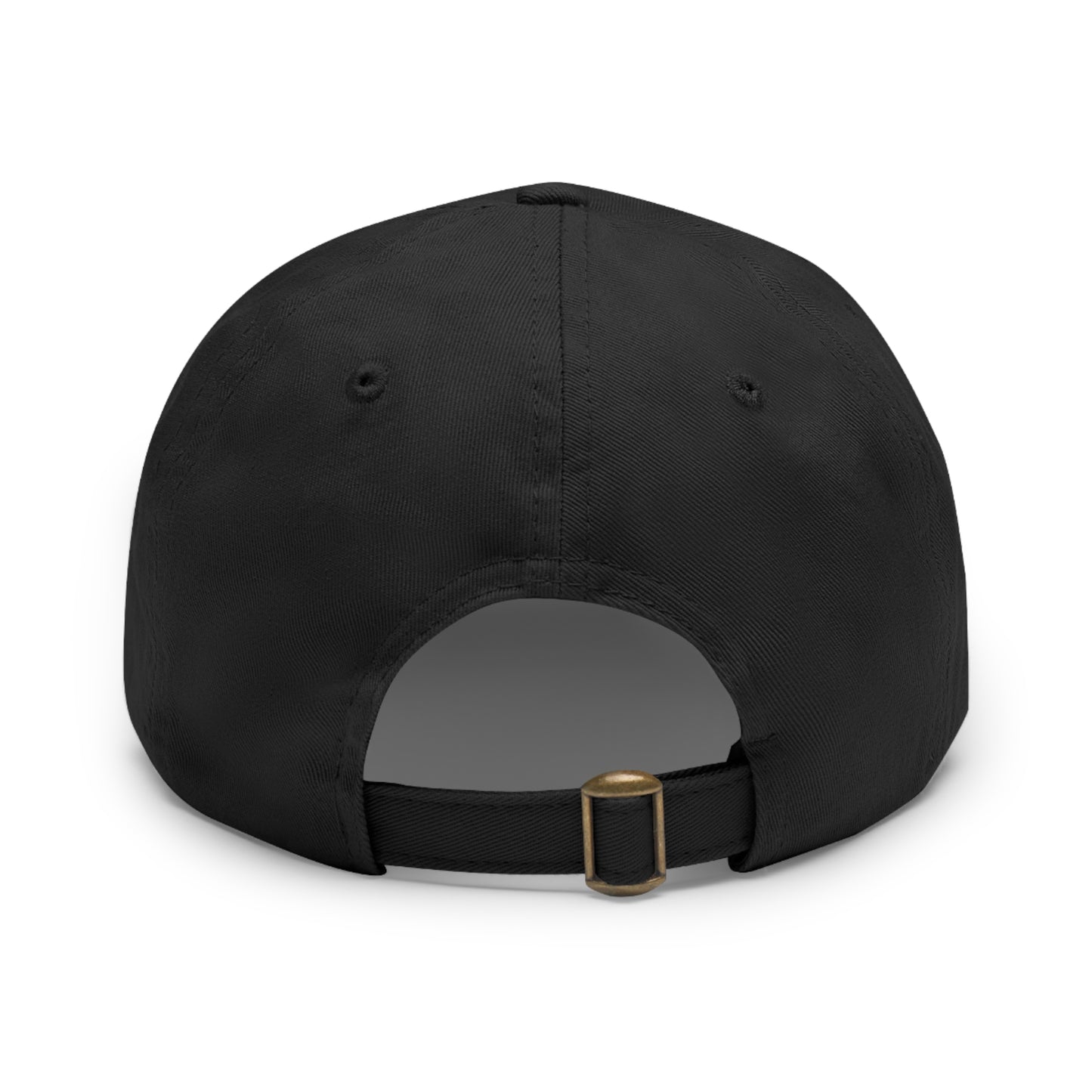 DYLF Dad Hat with Leather Patch (Rectangle)