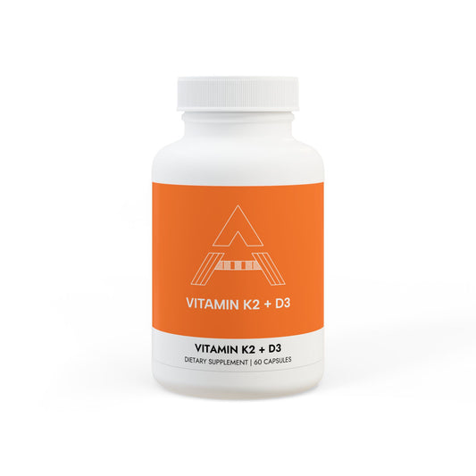 Vitamin K2 + D3 Supplement (60 Capsules)